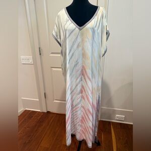 Surf Gypsy Pastel Tie-Dye Kaftan